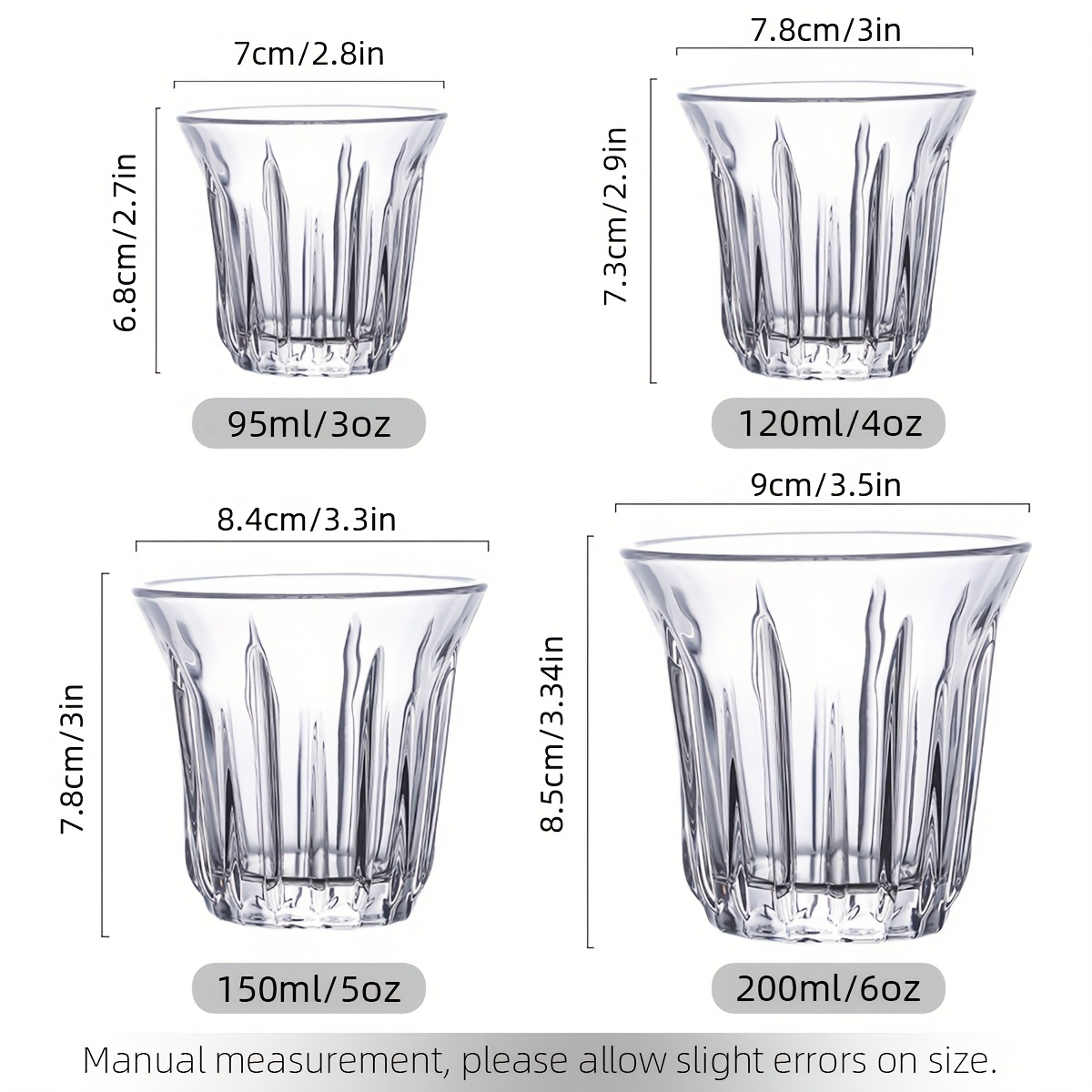 2er-Pack Espressotassen, Klare – Espresso Shot Glass Bewertung und Preis