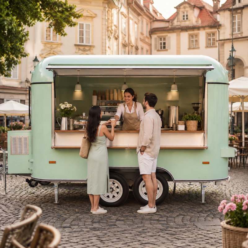 Mobiler Food Truck mit Küche f – Coffee Van Equipment Bewertung und Preis